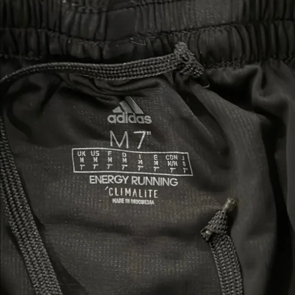 Adidas Black running shorts - men’s size M - Picture 2 of 4